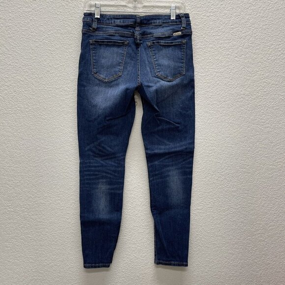 KanCan Womens Size 9 / 28  High Rise Skinny Jeans Medium Dark Wash Cut 4891 - Picture 2 of 11